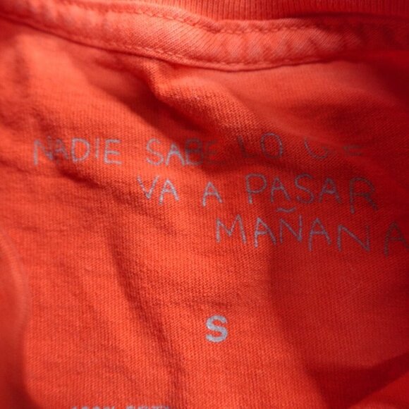 Bad Bunny Shirt Small Orange Most Wanted Tour Double Sided Official - Picture 7 of 8